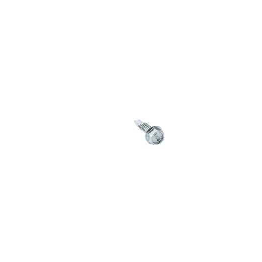 1/4" x 1" Zinc Plated Self Drilling Tek Screw For Vinyl Fence Donuts