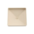 LMT 1003KT 4" x 4" Flat Vinyl Post Cap - Beige