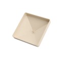 LMT 1003KT 4" x 4" Flat Vinyl Post Cap - Beige