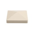 LMT 1003KT 4" x 4" Flat Vinyl Post Cap - Beige