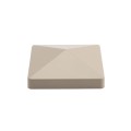 LMT 1003KK 4" x 4" Flat Vinyl Post Cap - Khaki