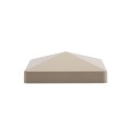 LMT 1003KK 4" x 4" Flat Vinyl Post Cap - Khaki