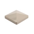 LMT 1003KK 4" x 4" Flat Vinyl Post Cap - Khaki