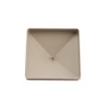 LMT 1003KK 4" x 4" Flat Vinyl Post Cap - Khaki