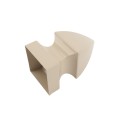 LMT 1005NA 4" x 4" Gothic Vinyl Post Cap - Almond