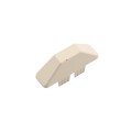 LMT 7/8" x 3" (0.718" x 2.788" ID) Dog Ear Vinyl Picket Cap for Vinyl Fence Posts (Beige) - 1012AKT (PicketCaps)