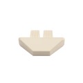 LMT 7/8" x 3" (0.718" x 2.788" ID) Dog Ear Vinyl Picket Cap for Vinyl Fence Posts (Beige) - 1012AKT (PicketCaps)