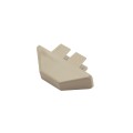 LMT 7/8" x 3" (0.718" x 2.788" ID) Dog Ear Vinyl Picket Cap for Vinyl Fence Posts (Khaki) - 1012AKK