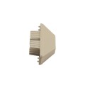 LMT 7/8" x 3" (0.718" x 2.788" ID) Dog Ear Vinyl Picket Cap for Vinyl Fence Posts (Khaki) - 1012AKK