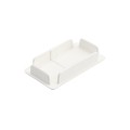 LMT 2" x 3 1/2" (1.710" x 3.215" ID) Internal Vinyl End Cap for Vinyl Fence Posts (White) - 1016-WHITE