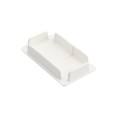 LMT 2" x 3 1/2" (1.710" x 3.215" ID) Internal Vinyl End Cap for Vinyl Fence Posts (White) - 1016-WHITE