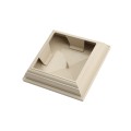 LMT 1039NA 4" x 4" New England Vinyl Post Cap - Almond