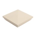 LMT 1039KT 4" x 4" New England Vinyl Post Cap - Beige 