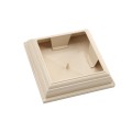 LMT 1039KT 4" x 4" New England Vinyl Post Cap - Beige 