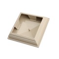 LMT 1040NA 5" x 5" New England Vinyl Post Cap - Almond