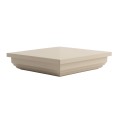 LMT 1040NA 5" x 5" New England Vinyl Post Cap - Almond