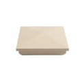 LMT 1040KT 5" x 5" New England Vinyl Post Cap - Beige