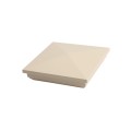 LMT 1040KT 5" x 5" New England Vinyl Post Cap - Beige