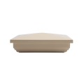 LMT 1040KT 5" x 5" New England Vinyl Post Cap - Beige