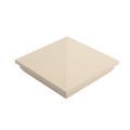 LMT 1040KT 5" x 5" New England Vinyl Post Cap - Beige
