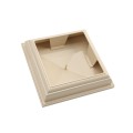 LMT 1040KT 5" x 5" New England Vinyl Post Cap - Beige