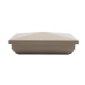 LMT 1040KK 5" x 5" New England Vinyl Post Cap - Khaki