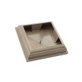 LMT 1040KK 5" x 5" New England Vinyl Post Cap - Khaki