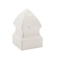 LMT 1" x1" Gothic Vinyl Picket Cap for Vinyl Fence Posts (White) - 1044-WHITE (PicketCaps)