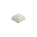 LMT 1 1/2" x 1 1/2" Beveled Vinyl Picket Cap for Vinyl Fence Posts (White) - 1048-WHITE