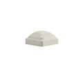 LMT 1 1/2" x 1 1/2" Beveled Vinyl Picket Cap for Vinyl Fence Posts (White) - 1048-WHITE
