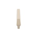 LMT 7/8" x 6" (0.766" x 5.860" ID) Dog Ear Vinyl Picket Cap for Vinyl Fence Posts (Almond) - 1049A-ALMOND