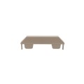 LMT 7/8" x 6" (0.766" x 5.860" ID) Dog Ear Vinyl Picket Cap for Vinyl Fence Posts (Khaki) - 1049A-KHAKI 