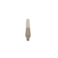 LMT 7/8" x 6" (0.766" x 5.860" ID) Dog Ear Vinyl Picket Cap for Vinyl Fence Posts (Khaki) - 1049A-KHAKI 