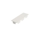 LMT 2" x 6" Internal Ribbed Rail Vinyl End Cap for Vinyl Fence Posts (White) - 1051-WHITE