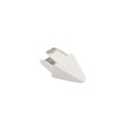LMT 7/8" x 1 1/2" Self-Locking Sharp Vinyl Picket Cap for Vinyl Fence Posts (White) - 1055W