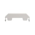 LMT 7/8" x 6" (0.766" x 5.860" ID) Self-Locking Dog Ear Vinyl Picket Cap for Vinyl Fence Posts (White)