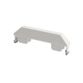 LMT 7/8" x 6" (0.766" x 5.860" ID) Self-Locking Dog Ear Vinyl Picket Cap for Vinyl Fence Posts (White)