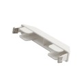 LMT 7/8" x 6" (0.766" x 5.860" ID) Self-Locking Dog Ear Vinyl Picket Cap for Vinyl Fence Posts (White)