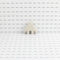LMT 7/8" x 3" (0.758" x 2.890" ID) Thin Wall Sharp Vinyl Picket Cap for Vinyl Fence Posts (Almond) - 1066ANA (PicketCaps)