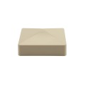 LMT 1071KT 4" x 4" Horse Vinyl Post Cap (Long Lip) - Beige