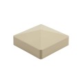 LMT 1071KT 4" x 4" Horse Vinyl Post Cap (Long Lip) - Beige