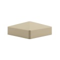 LMT 1071KT 4" x 4" Horse Vinyl Post Cap (Long Lip) - Beige