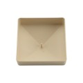LMT 1071KT 4" x 4" Horse Vinyl Post Cap (Long Lip) - Beige