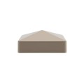 LMT 1071KK 4" x 4" Horse Vinyl Post Cap (Long Lip) - Khaki