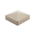 LMT 1071KK 4" x 4" Horse Vinyl Post Cap (Long Lip) - Khaki