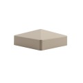 LMT 1071KK 4" x 4" Horse Vinyl Post Cap (Long Lip) - Khaki