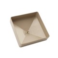 LMT 1071KK 4" x 4" Horse Vinyl Post Cap (Long Lip) - Khaki
