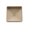LMT 1071KK 4" x 4" Horse Vinyl Post Cap (Long Lip) - Khaki