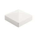 LMT 1071W 4" x 4" Horse Vinyl Post Cap (Long Lip) - White