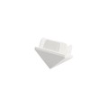 LMT 1 1/2" x 1 1/2" (1.370" x 1.370" ID) Sharp Vinyl Picket Cap for Vinyl Fence Posts (White) - 1074-WHITE (PicketCaps)